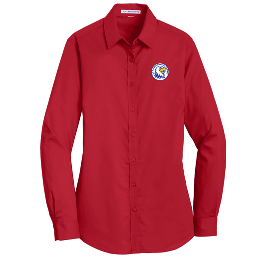 Port Authority® Women's SuperPro™ Twill Shirt (Charter School)